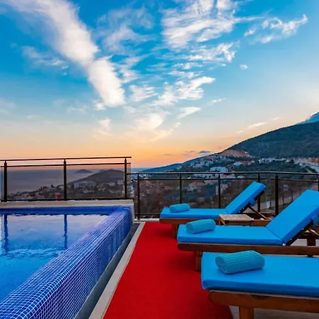 Kiziltas 3 Bedroom Seaview With Private Pool Lägenhet *