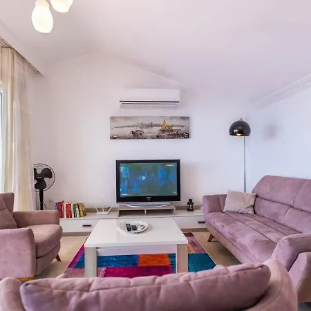 Kiziltas 3 Bedroom Seaview With Private Pool Lägenhet *