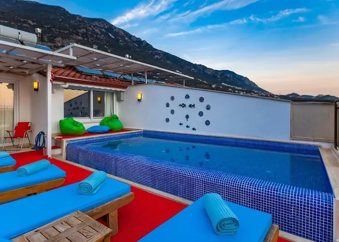 Kiziltas 3 Bedroom Seaview With Private Pool Kalkan