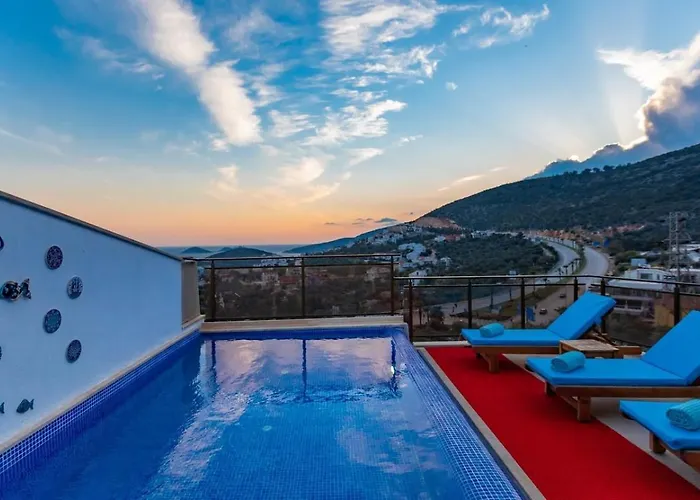 Kiziltas 3 Bedroom Seaview With Private Pool *