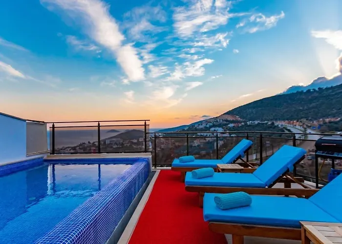 Kiziltas 3 Bedroom Seaview With Private Pool Lägenhet *