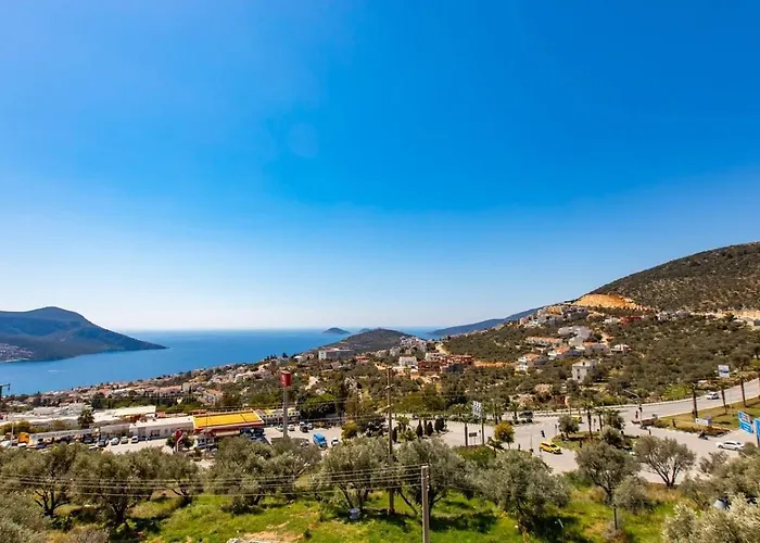 Lägenhet Kiziltas 3 Bedroom Seaview With Private Pool Kalkan