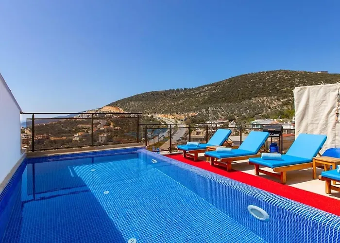 Kiziltas 3 Bedroom Seaview With Private Pool Kalkan